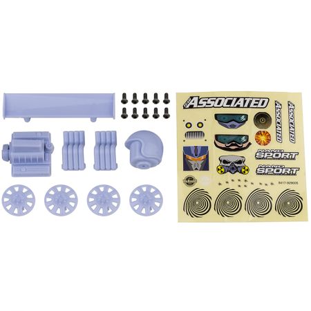 Team Associated Nano Sport Race Pack White (AS21617)