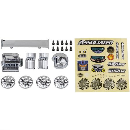 Team Associated Nano Sport Race Pack Chrome (AS21618)
