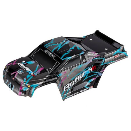 Team Associated Reflex 14MT Black/ Blue Bodyshell (AS21624)