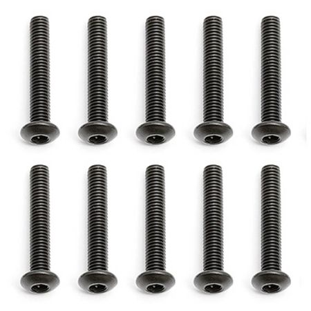 Team Associated NTC3 M3 X 18mm Button Head Screws (AS2308)