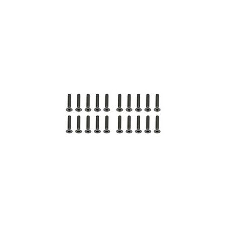 Team Associated M3 X 16mm Flat Head Hex Screws (10) (AS25204)