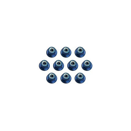 Team Associated Factory Team Blue 3mm Locknut (AS25392)