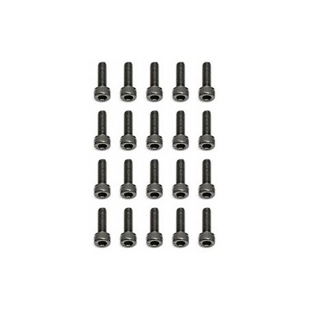 Team Associated M3 X 10mm Shc Screws (AS25620)