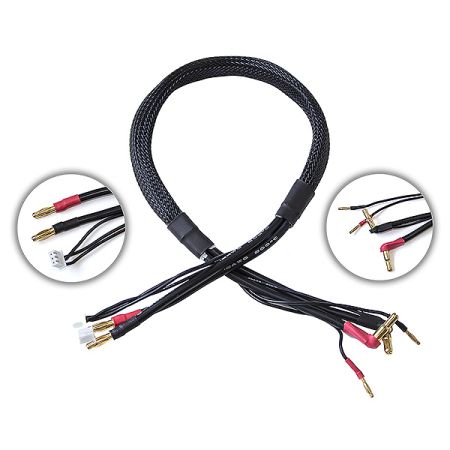 Reedy 1-2S 4mm/5mm Pro Charge Lead (AS27233)