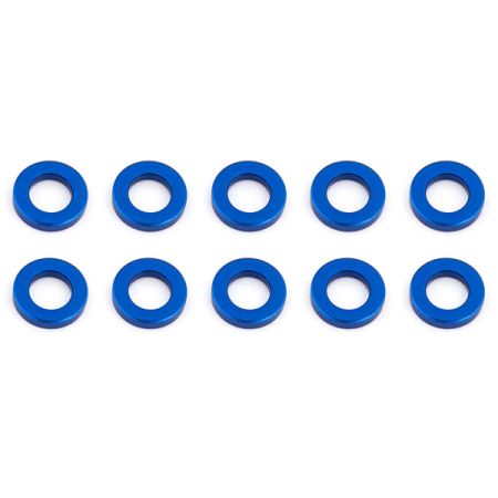 Team Associated Ballstud Washers 5.5 X 1.0mm Blue Aluminium X10 (AS31382)