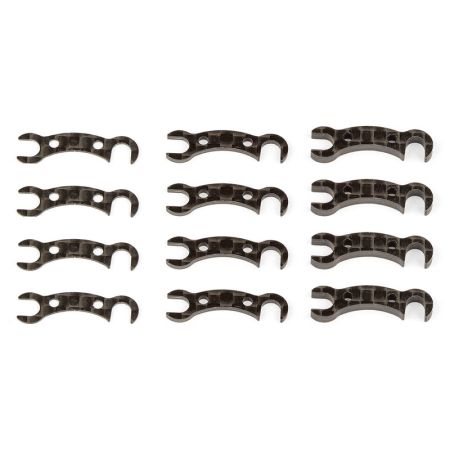 Team Associated TC7.2 FT Camber Link Mount Shims Graphite (AS31806)