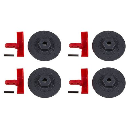 Team Associated Apex 2 Wheel Hexes And Callipers (AS31853)