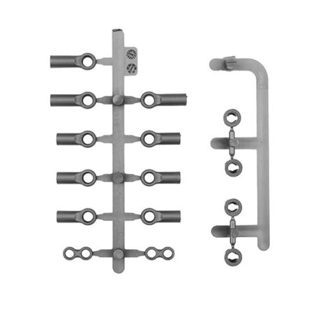 Team Associated TC8 Ball Cups/Arm B All Inserts/Anti-Roll Bar Link (AS32075)