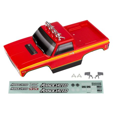 Team Associated MT12 Red RTR Bodyshell Set Painted (AS41100)