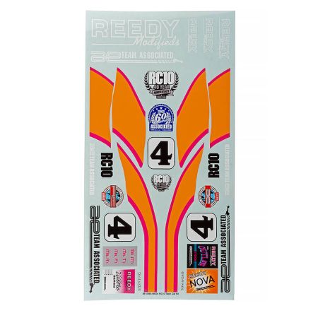 Team Associated RC10 Team Car Kit Decal Sheet (AS6120)