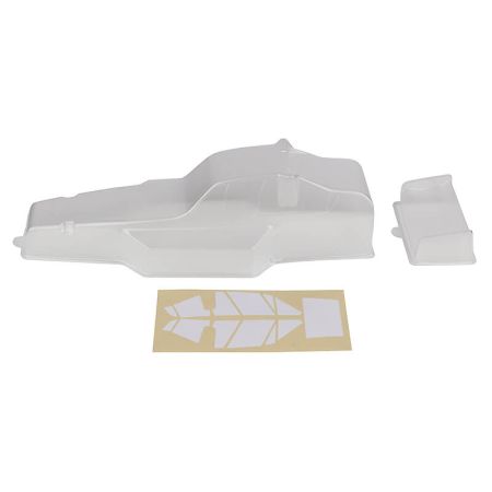 Team Associated RC10 Protech Bodyshell And Wing (Clear) (AS6159)