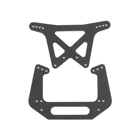 Team Associated RC10Wc Front Aand Rear Shock Towers (AS6232)