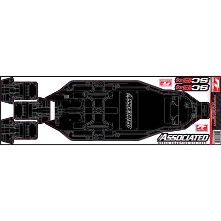 Team Associated SC6.4 FT Chassis Protective Sheet Printed (AS71185)