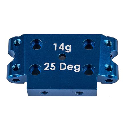 Team Associated DR10 FT Alum. Front Bulkhead 25 Degree 14G (AS72006)