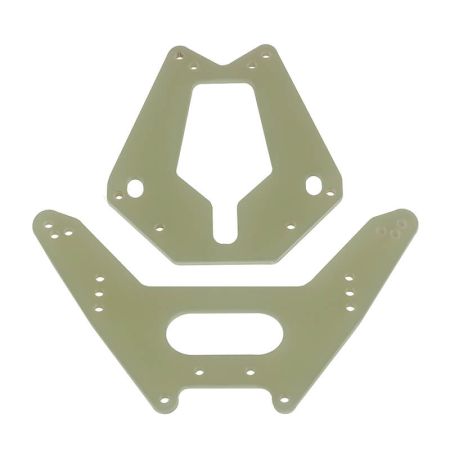 Team Associated RC10T Front And Rear Shock Towers (AS7808)