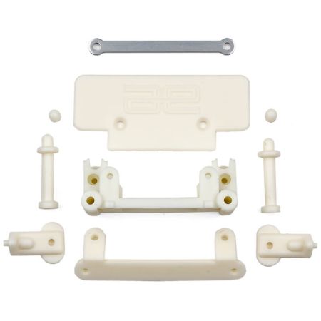 Team Associated RC10T Front Bulkhead/Bumper/Body Mounts (AS7809)