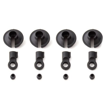 Team Associated RC8B3/RC8B3.1//RC8B3.2 Shock Rod Ends & Spring Cups 20mm (AS81194)