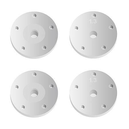 Team Associated RC8B3 FT 16mm Shock Piston 5X1.3mm Tapered (4) (AS81206)