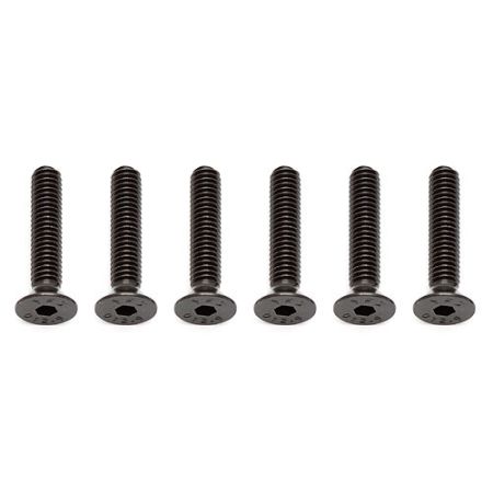 Team Associated M4 X 20mm FHCS (10) (AS81264)