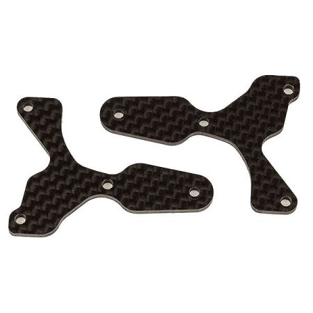 Team Associated RC8B4 FT Front Lower Susp. Arm Inserts Carbon (AS81532)