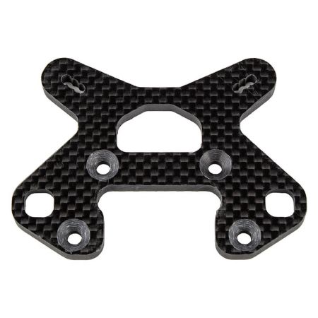 Team Associated RC8B4.1/E FT Front Shock Tower 26.5, Carbon (AS81633)