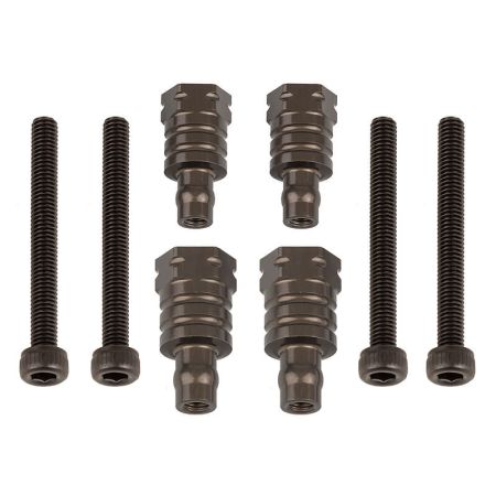 Team Associated RC8B4.1/E FT Shock Bushings 12.5mm/16mm Aluminium (AS81657)