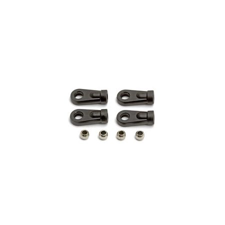 Team Associated RC8 Shock Rod Ends (AS89065)