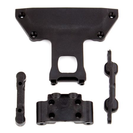 Team Associated ProSC10/Rat/Re Arm Mount/Chassis Plate/Bulkhead (AS91359)