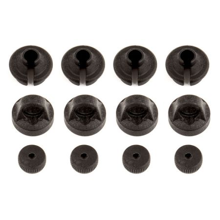 Team Associated ProSC10/Rat/ Reflex Shock Caps/Spring Cups (AS91454)