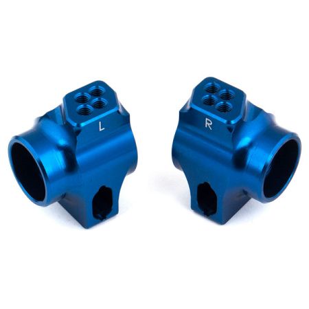 Team Associated B6/B6.1 Factory Team Blue Aluminium Rear Hubs For 67mm (AS91760)