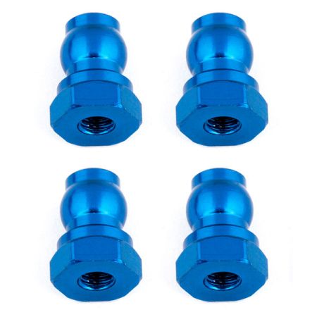 Team Associated Shock Bushings 10 mm Blue Aluminum (AS91815)