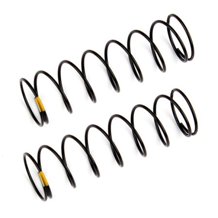 Team Associated Rear Shock Springs Yellow 2.30 Lb/In L61mm (AS91841)