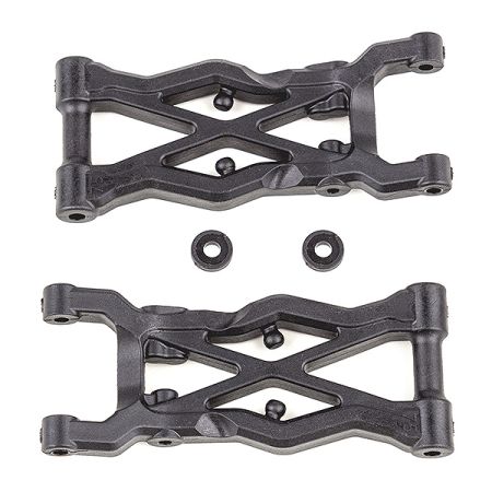 Team Associated B6.3 FT 75mm Rear Suspension Arms Carbon Fibre (AS91874)