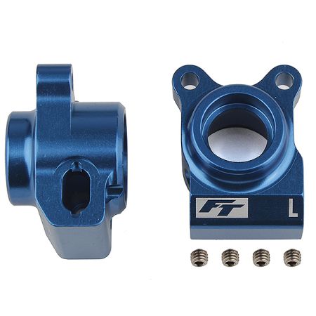 Team Associated FT B6.2/B6.3 Rear Hubs Blue Aluminium (AS91877)