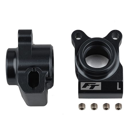Team Associated FT B6.2/B6.3 Rear Hubs Black Aluminium (AS91878)
