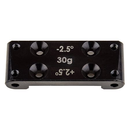 Team Associated B6.3 FT Steel Bulkhead 25/30 Degree (AS91898)