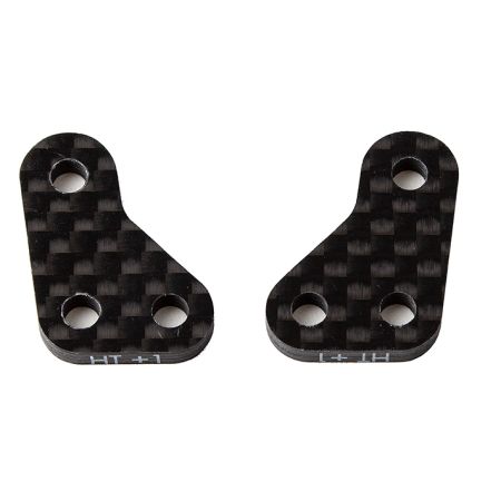Team Associated B6.3 FT Carbon Fibre Steering Block Arms Ht+1 (AS91902)
