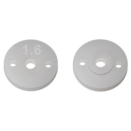 Team Associated FT 13mm Shock Pistons, 2.0mm, 2 X 1.6 (AS91936)