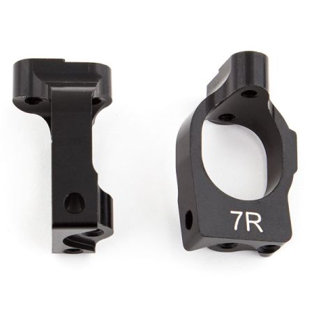 Team Associated B64 Aluminum Caster Blocks, 7 Deg. (AS92028)