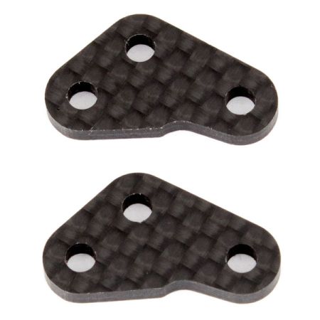 Team Associated B64 FT Wc Steering Arms V2 Graphite (AS92034)