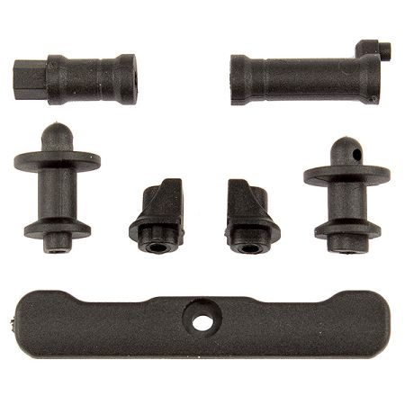 Team Associated B74 Bumper & Post Set (AS92242)