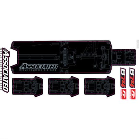 Team Associated B74 FT Chassis Protective Sheet (AS92253)