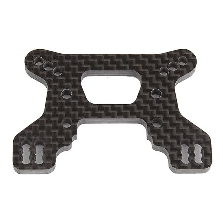Team Associated RC10B74.1 Front Shock Tower 23mm Carbon (AS92265)