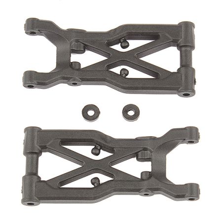 Team Associated B74/B74.1 FT Rear Suspension Arms Carbon Fibre (AS92298)