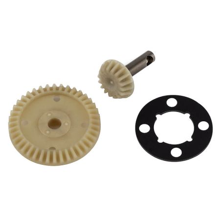 Team Associated B74.2 FT Ring & Pinion Gear Set, Moulded (AS92318)