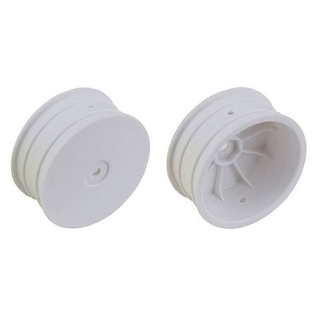 Team Associated 12mm Hex 2.2" 4Wd Front White Wheels B74 +1.5mm (AS92362)