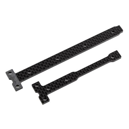 Team Associated B74.2 FT 2.5mm C/F Stiff Chassis Brace Set (AS92365)