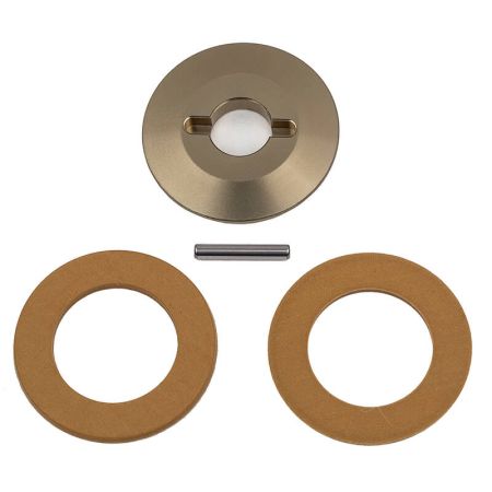 Team Associated B74.2 FT De-Co Upled Slipper Hub & Pads (AS92370)