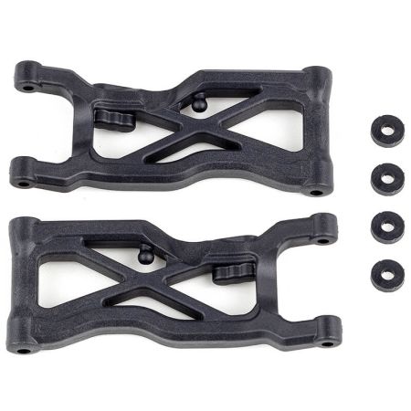Team Associated RC10B7 FT Rear Suspension Arms, Carbon (AS92409)