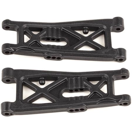 Team Associated RC10B7 FT Front Suspension Arms, Carbon (AS92411)